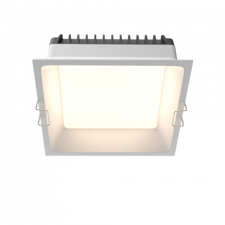 Spoturi si becuri - Spot LED 18W Incastrat, Maytoni, 1420lm, Lumina Calda+Neutra+Rece, Alb