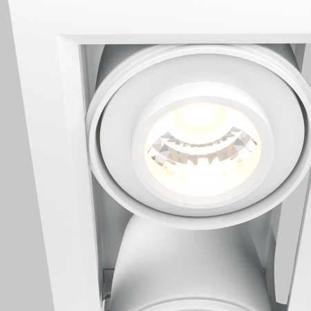 Spot LED 20W Incastrat, Maytoni, 1450lm, Lumina Calda (3000K), Alb [1]