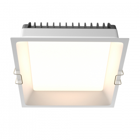 Spoturi si becuri - Spot LED 24W Incastrat, Maytoni, 1700lm, Lumina Calda+Neutra+Rece, Alb
