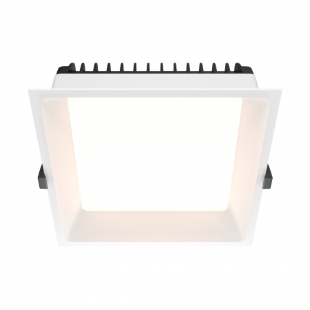 Spot LED 24W Incastrat, Maytoni, 1800lm, Lumina Calda (3000K), Alb [1]