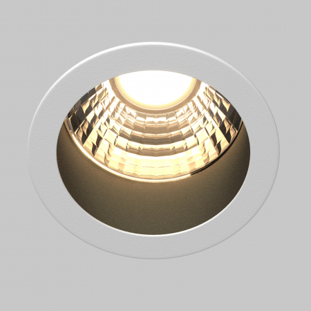 Spot LED 5W Incastrat, Maytoni, 230lm, Lumina Calda (3000K), Negru+Alb [1]