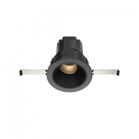 Promotii - Spot LED 7W Incastrat, Maytoni, 390lm, Lumina Calda (3000K), Negru