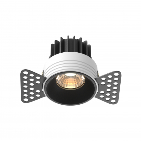 Promotii - Spot LED 7W Incastrat, Maytoni, 450lm, Lumina Calda (3000K), Negru