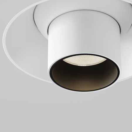 Spot LED 7W Incastrat, Maytoni, 460lm, Lumina Calda (3000K), Alb [1]