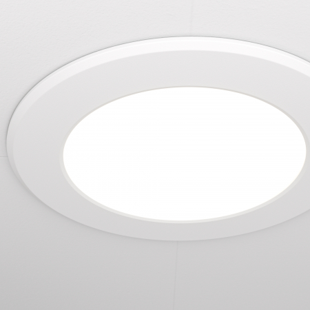Spot LED 7W Incastrat, Maytoni, 750lm, Lumina Calda/Neutra/Rece, Alb [1]