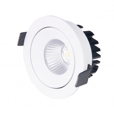 Spot LED alb ajustabil Flann Ø 9 cm metal/acril IP65, H0094 - Maxlight [2]