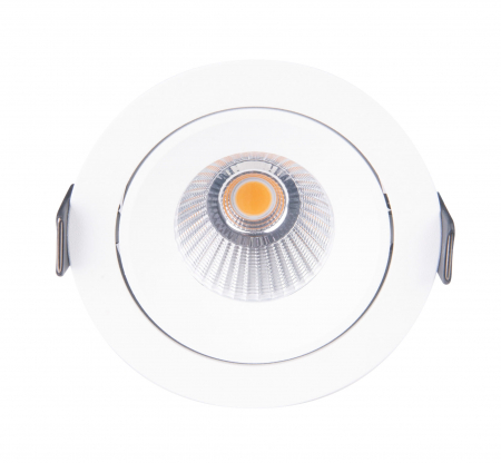 Spot LED alb ajustabil Flann Ø 9 cm metal/acril IP65, H0094 - Maxlight [1]