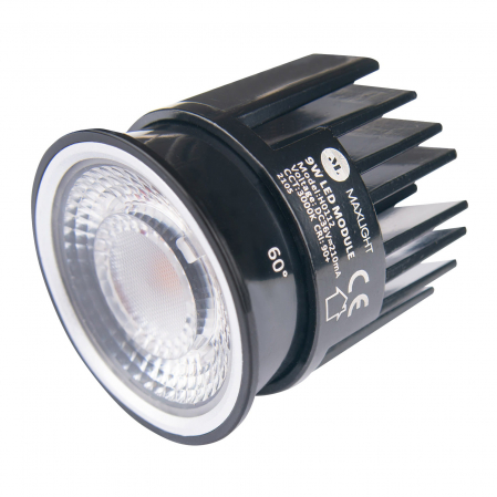 Spoturi si becuri - Spot LED dimabil rotund negru Jeso Ø 5 cm din metal, H0112 - Maxlight