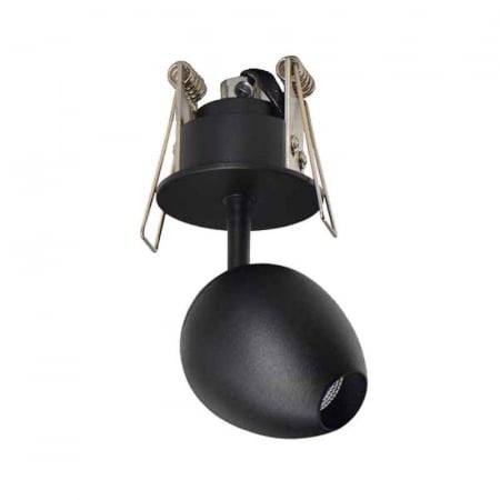 Spoturi si becuri - Spot LED incastrabil negru Yolot, design modern, AZ 3093 - Azzardo