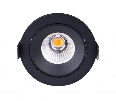 Spot LED negru ajustabil Flann Ø 9 cm metal/acril IP65, H0095 - Maxlight [2]