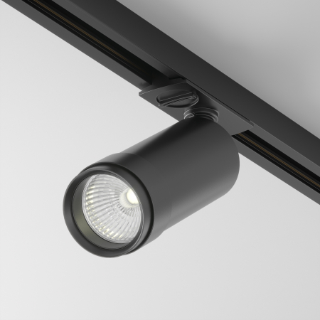 Promotii - Spot LED pe Sina, 12W, Maytoni Focus Zoom, 900lm, Lumina Calda (3000 K), Negru