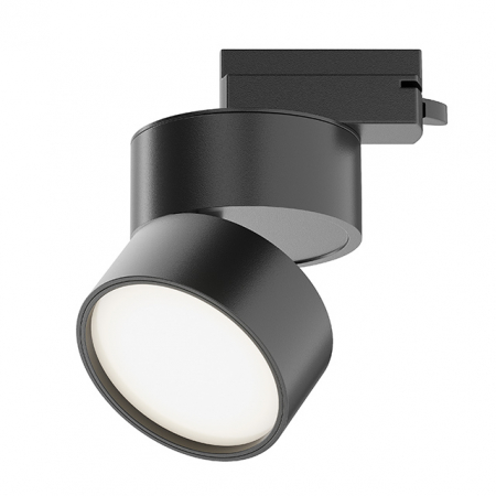 Spoturi si becuri - Spot LED pe Sina, 12W, Maytoni Onda, 700lm, Lumina Neutra (4000 K), Negru