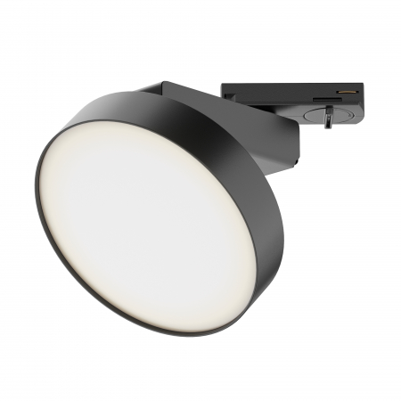 Spoturi si becuri - Spot LED pe Sina 12W, Maytoni Zon, 840lm, Lumina Neutra (4000K), Negru