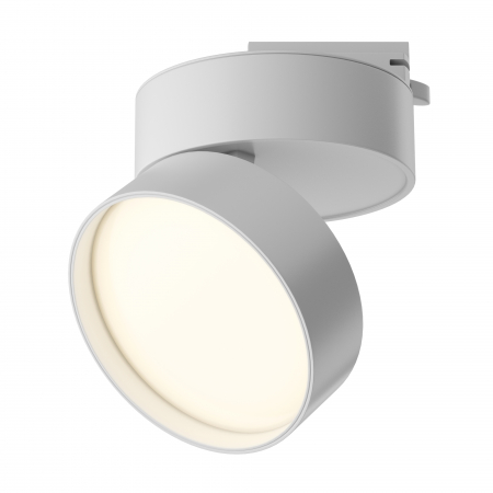 Spoturi si becuri - Spot LED pe Sina, 18W, Maytoni Onda, 1400lm, Lumina Calda (3000 K), Alb