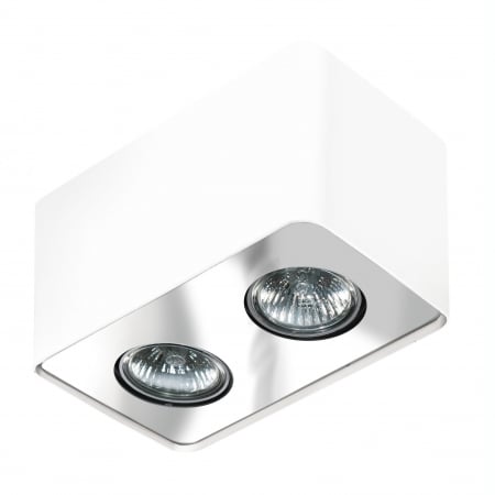 Spoturi si becuri - Spot lumina dublu aplicat tavan Omar 19,5 cm, metal diverse culori, design modern, AZ 0737 - Azzardo