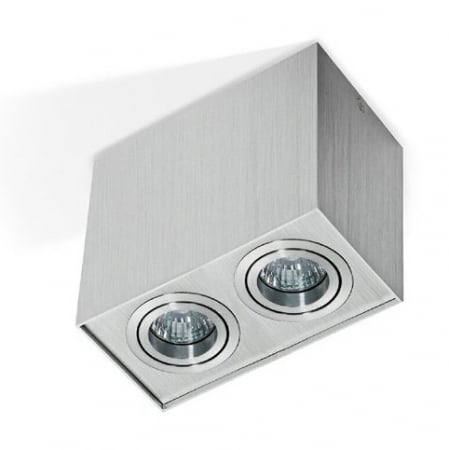 Spoturi si becuri - Spot lumina dublu patrat aplicat Bermu19,5 cm, metal diverse culori, design modern, AZ 1352 - Azzardo