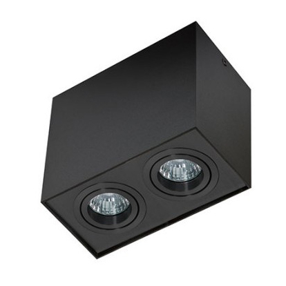 Spoturi si becuri - Spot lumina dublu patrat aplicat Bermu19,5 cm, metal diverse culori, design modern, AZ 2138 - Azzardo