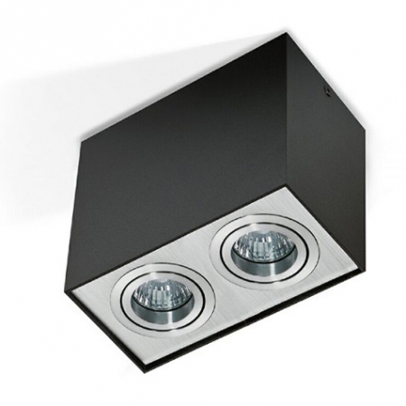 Spot lumina dublu patrat aplicat Bermu19,5 cm, metal diverse culori, design modern, AZ 1353 - Azzardo [2]