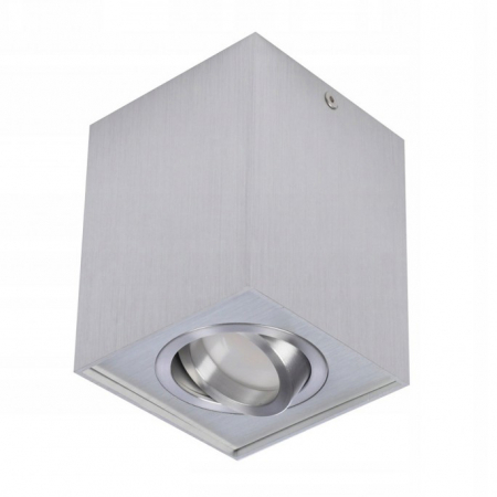 Spoturi si becuri - Spot lumina patrat aplicat Bermu 9,5x9,5 cm, metal diverse culori, design modern, AZ 0991 - Azzardo