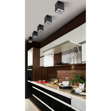 Spot lumina patrat aplicat Bermu 9,5x9,5 cm, metal diverse culori, design modern, AZ 0873 - Azzardo [15]