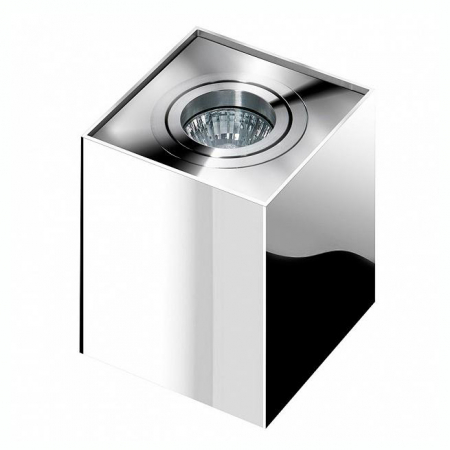 Spoturi si becuri - Spot lumina patrat aplicat Bermu 9,5x9,5 cm, metal diverse culori, design modern, AZ 0873 - Azzardo
