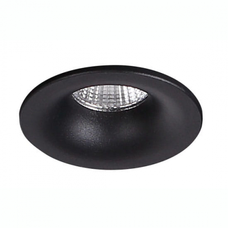 Spoturi si becuri - Spot lumina rotund negru/alb LED Atkins Ø5,5 cm orientare fixa, H0103 - Maxlight