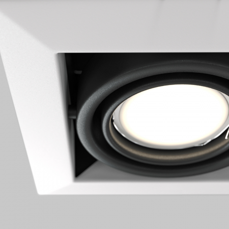 Spot Metal DL008-2-01-W, incastrat, 1xGU10, alb, IP20, Maytoni [1]