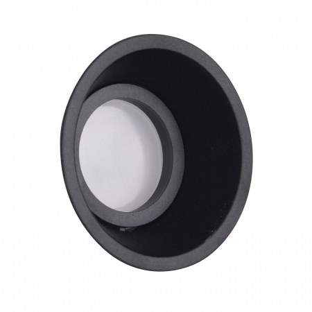 Produse - Spot negru rotund din metal Kedi Ø 8,2 cm, H0111 - Maxlight