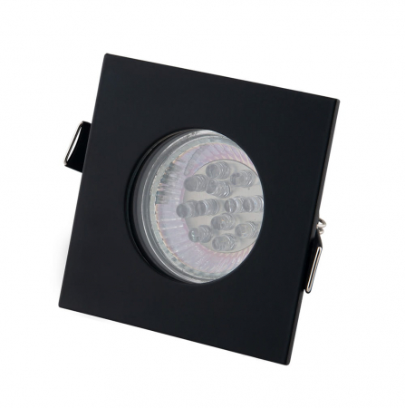 Spot patrat alb/negru Detta 8x8x7 cm metal/sticla, H0093 - Maxlight [0]