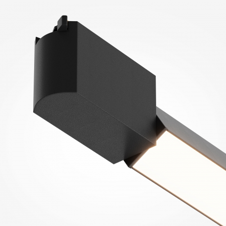 Spot pe Sina 12W, Liniar, Orientabil, Maytoni, 780lm, Lumina Calda (3000K), Negru [1]