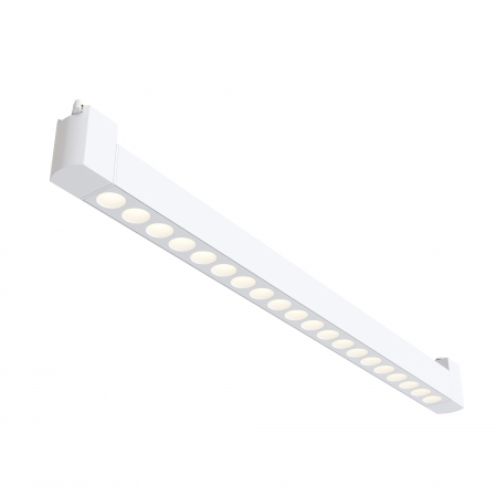 Spot pe Sina, 20W, Liniar, Maytoni, 1500lm, Lumina Calda (3000 K), Orientabil, Alb [1]