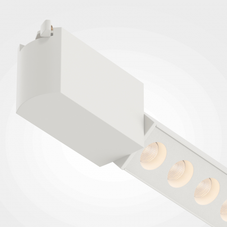 Spot pe Sina, 22W, Liniar, Maytoni, 1130lm, Lumina Calda (3000 K), Orientabil, Alb [1]