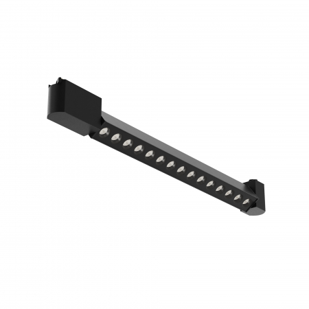 Spoturi si becuri - Spot pe Sina, 22W, Liniar, Maytoni, 1440lm, Lumina Neutra (4000 K), Orientabil, Negru