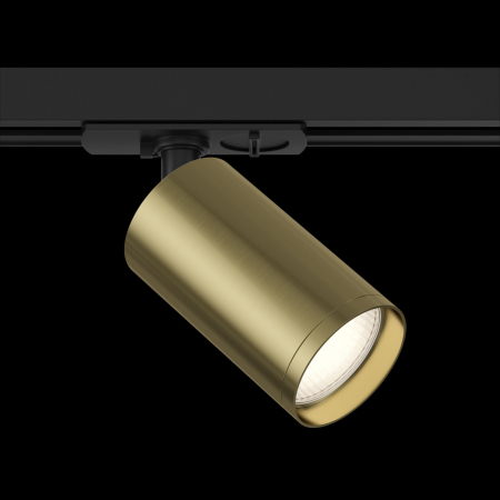 Spot pentru sina Ruza GU10 negru/auriu/auriu mat Ø52 mm, suport negru [4]