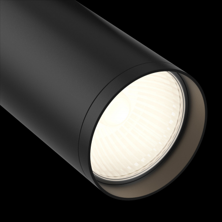 Spot pentru sina Ruza GU10 negru/auriu/auriu mat Ø52 mm, suport negru [8]
