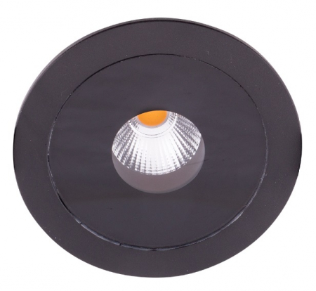 Spot rotund negru/alb iluminare LED Levon Ø 9,2 cm metal/sticla IP54, H0089 - Maxlight [6]