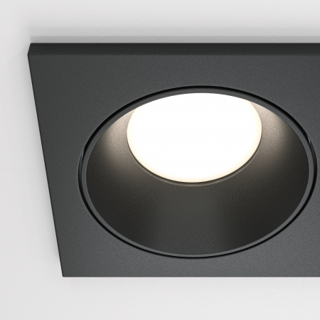 Spot Zoom DL033-2-02B, incastrat, 2xGU10, negru, IP65, Maytoni [1]