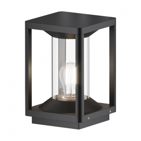 Produse - Stalp pentru exterior Cell O452FL-01GF, 1xE27, grafit, IP54, Maytoni