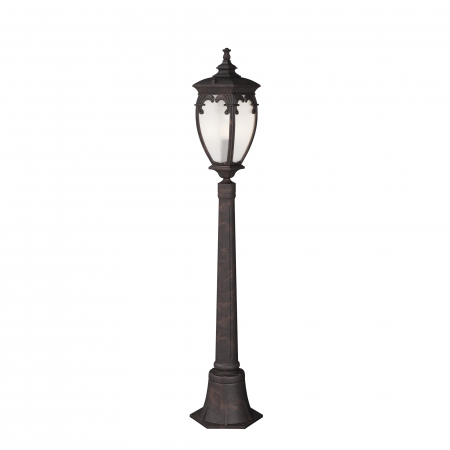 Promotii - Stalp pentru exterior Fleur O414FL-01BZ1, 1xE27, negru+transparent, IP44, Maytoni
