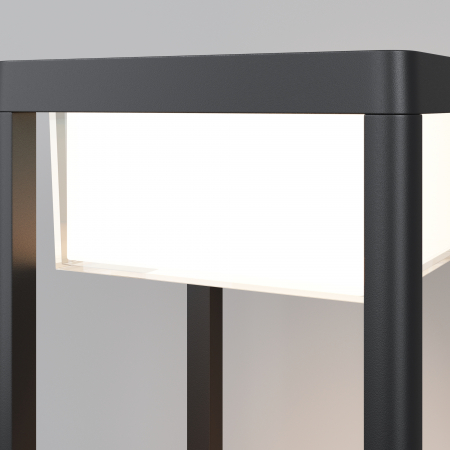 Stalp pentru exterior LED Baker street O021FL-L10B3K, 10W, 520lm, lumina calda, IP65, negru, Maytoni [3]