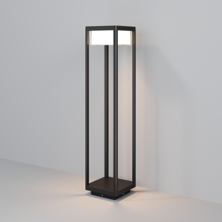 Promotii - Stalp pentru exterior LED Baker street O021FL-L10B3K, 10W, 520lm, lumina calda, IP65, negru, Maytoni