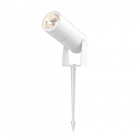 Produse - Stalp pentru exterior LED Bern O050FL-L5W3K, 5W, 280lm, lumina calda, IP65, alb, Maytoni