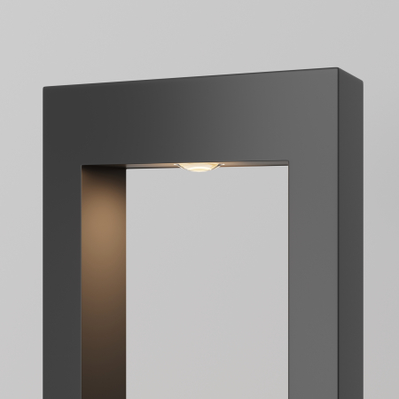 Stalp pentru exterior LED Bonn O425FL-L25GF, 25W, 1350lm, lumina calda, IP65, grafit, Maytoni [3]