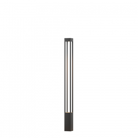 Produse - Stalp pentru exterior LED Elbe O424FL-L20GF, 20W, 1100lm, lumina calda, IP65, grafit, Maytoni