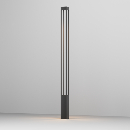Produse - Stalp pentru exterior LED Elbe O424FL-L25GF, 25W, 1500lm, lumina calda, IP65, grafit, Maytoni