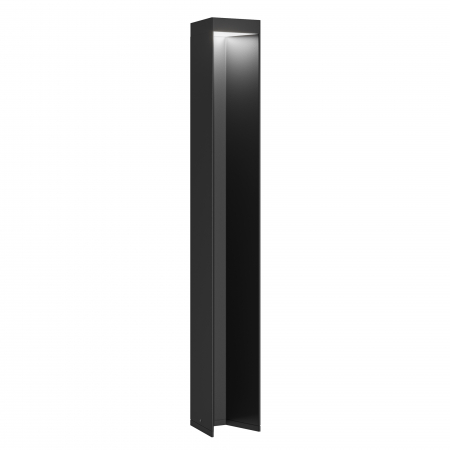 Produse - Stalp pentru exterior LED Essen O596FL-L9B4K1, 9W, 450lm, lumina neutra, IP54, negru, Maytoni