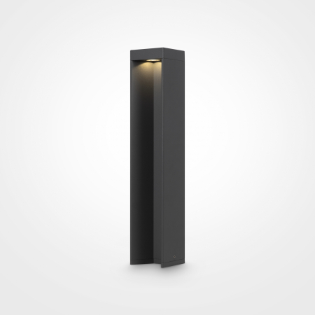 Produse - Stalp pentru exterior LED Essen O596FL-L9GR4K, 9W, 450lm, lumina neutra, IP54, gri, Maytoni
