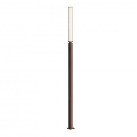 Iluminat exterior/gradina - Stalp pentru exterior LED Lit O593FL-L20BR3K, 20W, 850lm, lumina calda, IP65, maro, Maytoni