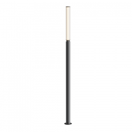 Iluminat exterior/gradina - Stalp pentru exterior LED Lit O593FL-L20GF3K, 20W, 850lm, lumina calda, IP65, grafit, Maytoni