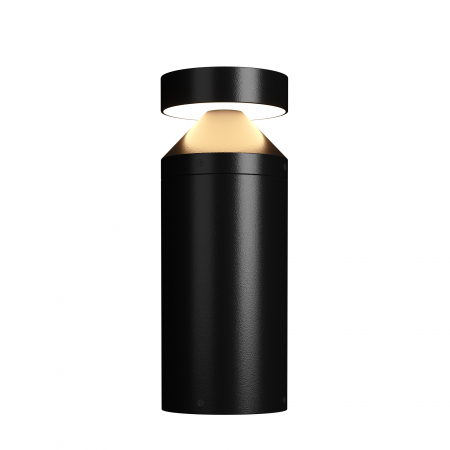 Iluminat exterior/gradina - Stalp pentru exterior LED Olten O591FL-L12GF3K, 12W, 280lm, lumina calda, IP65, grafit, Maytoni